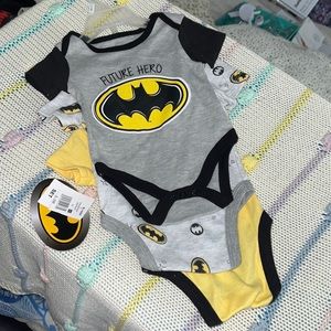 3 piece Batman Onesie Set
